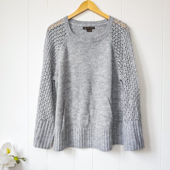 Love & Legend Sweaters - Love and legend Sweater with Open Knit Sleeves